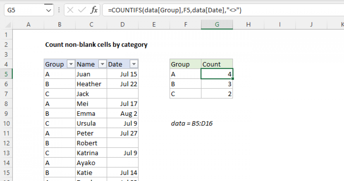 count-non-blank-cells-by-category-excel-formula-exceljet